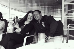 Me and Marni on the cruise to Bermuda