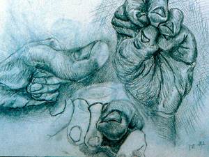 Study of hands from Israel